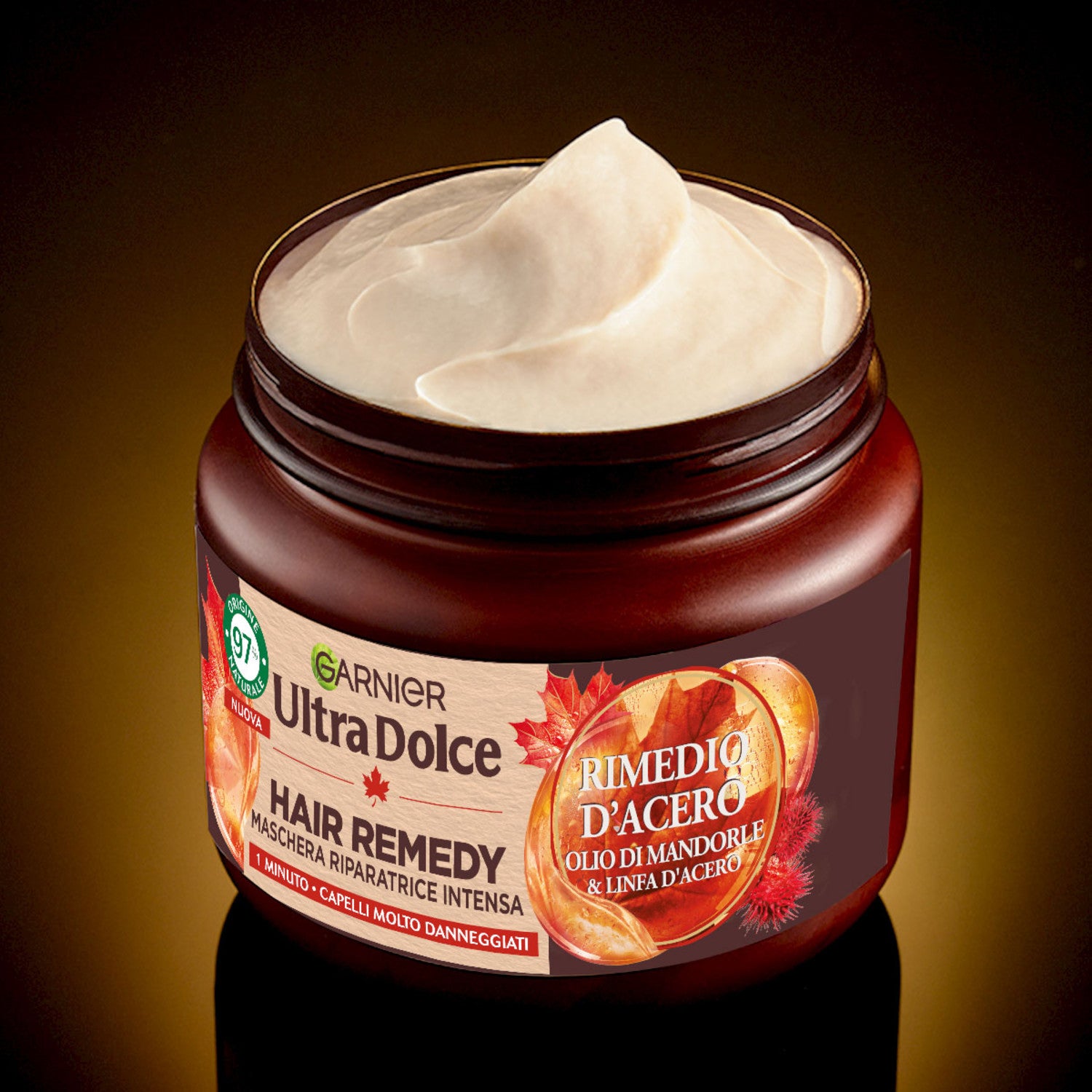 Ultra Dolce Rimedio d'Acero Maschera Riparatrice Intensa Hair Remedy - 0430000000072-3600542509909_02