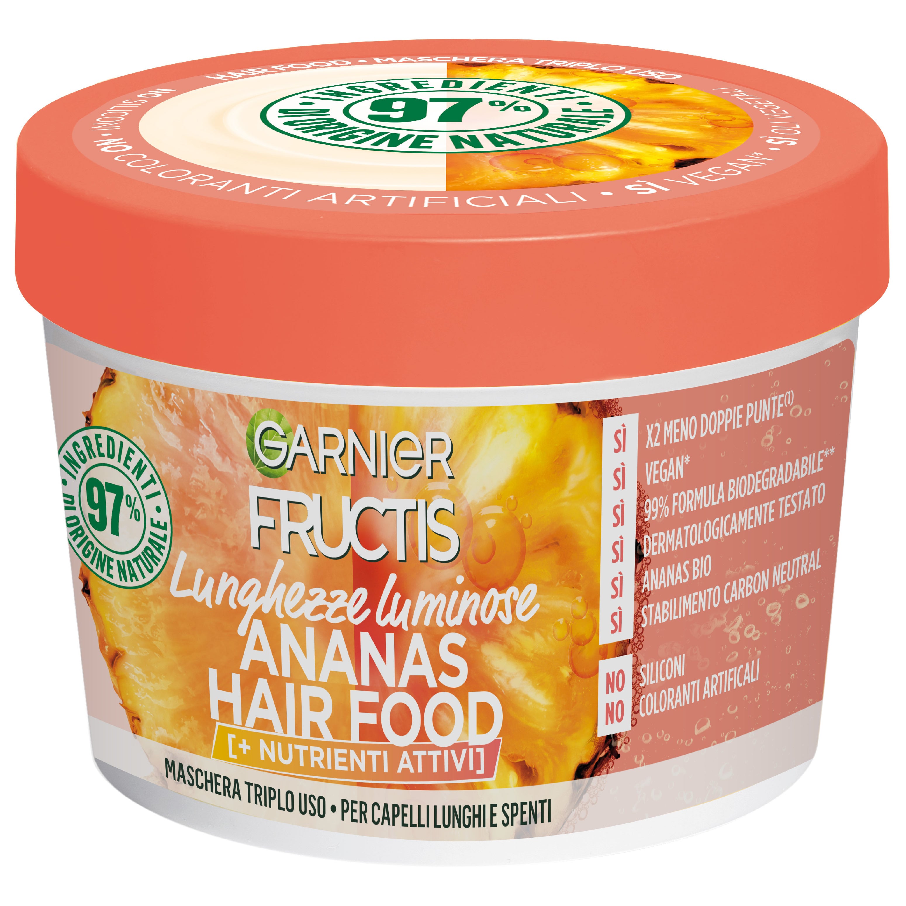 Fructis Hair Food Maschera Ananas - 0430000000077-3600542500401_01