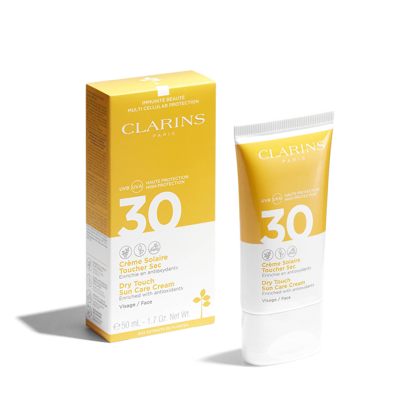 Crème Solaire Toucher Sec Visage SPF30 - 1CL899SO33001-3380810304541_02