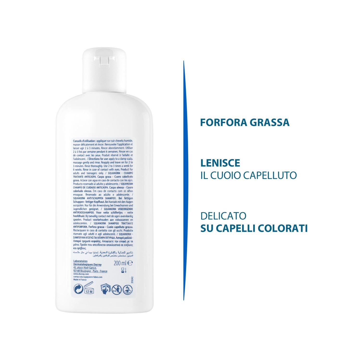 Squanorm Shampoo Forfora Grassa - 1DU0000000001-3282770037586_04