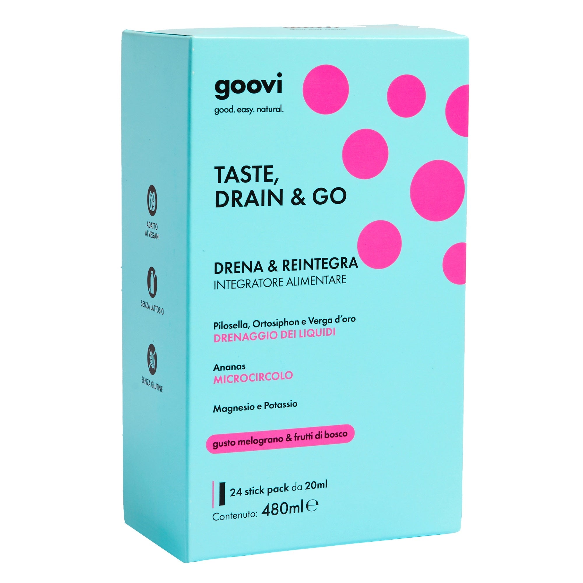 TASTE, DRAIN & GO Drena e Reintegra - Melograno & Frutti di Bosco - 1GO0000000115-8056149700372_01