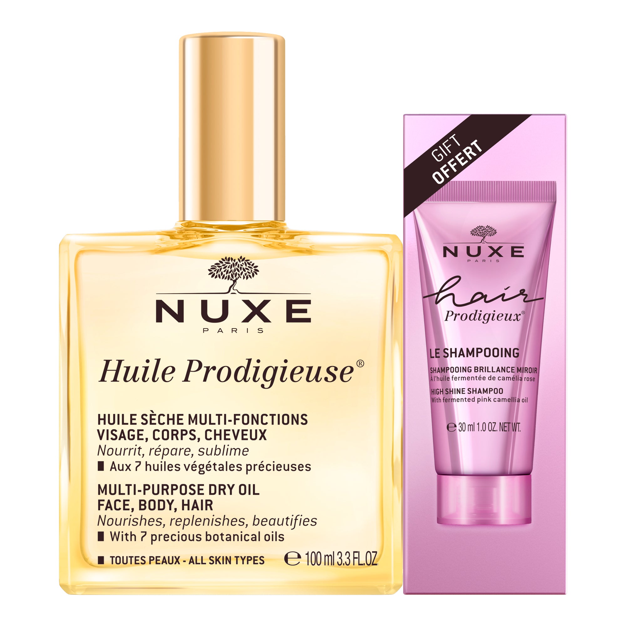 Huile Prodigieuse Con Omaggio Shampoo Hair Prodigieux - 1NX0000000229-3264680039379_01