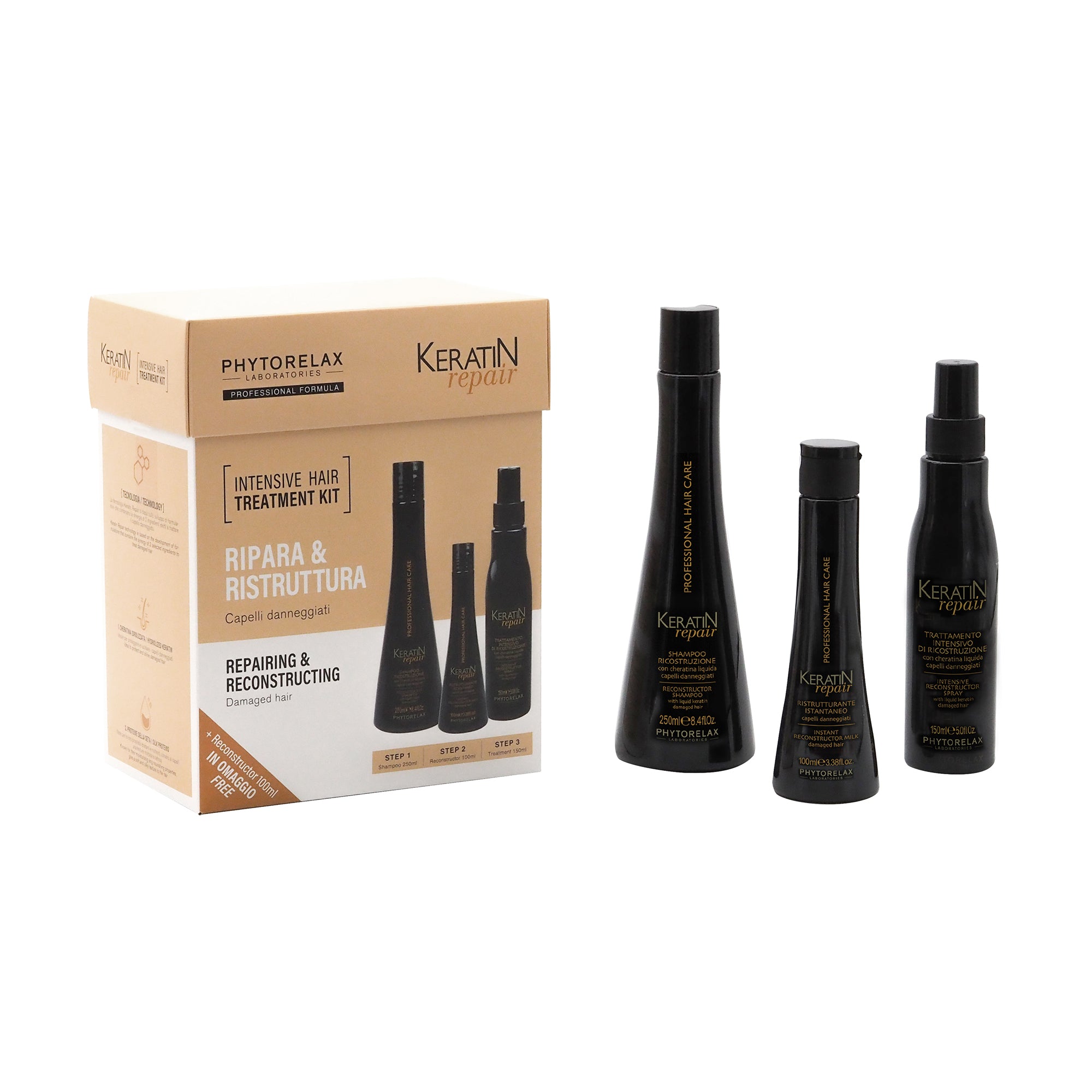 Gift Box Professional Hair Care Keratin Repair