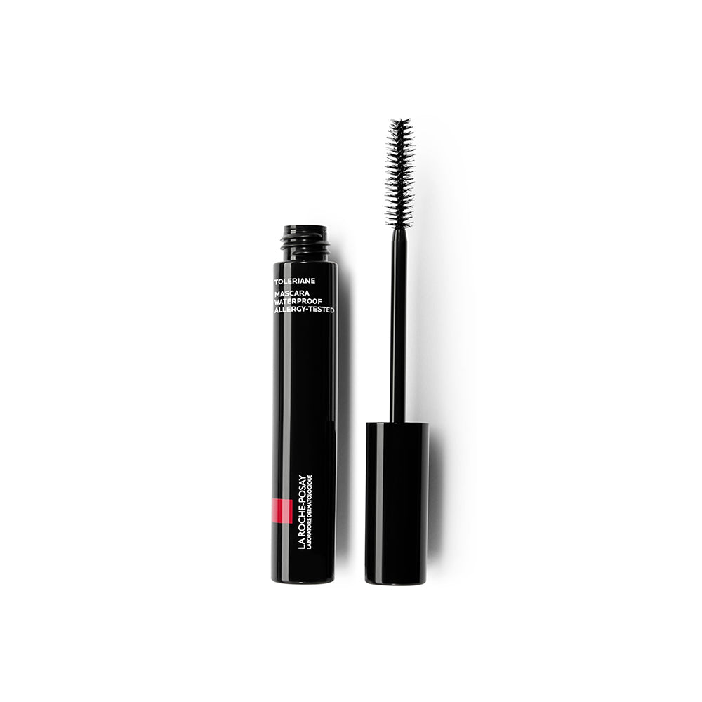 Toleriane Mascara Waterproof Nero resistente e ristrutturante con Olio di Jojoba