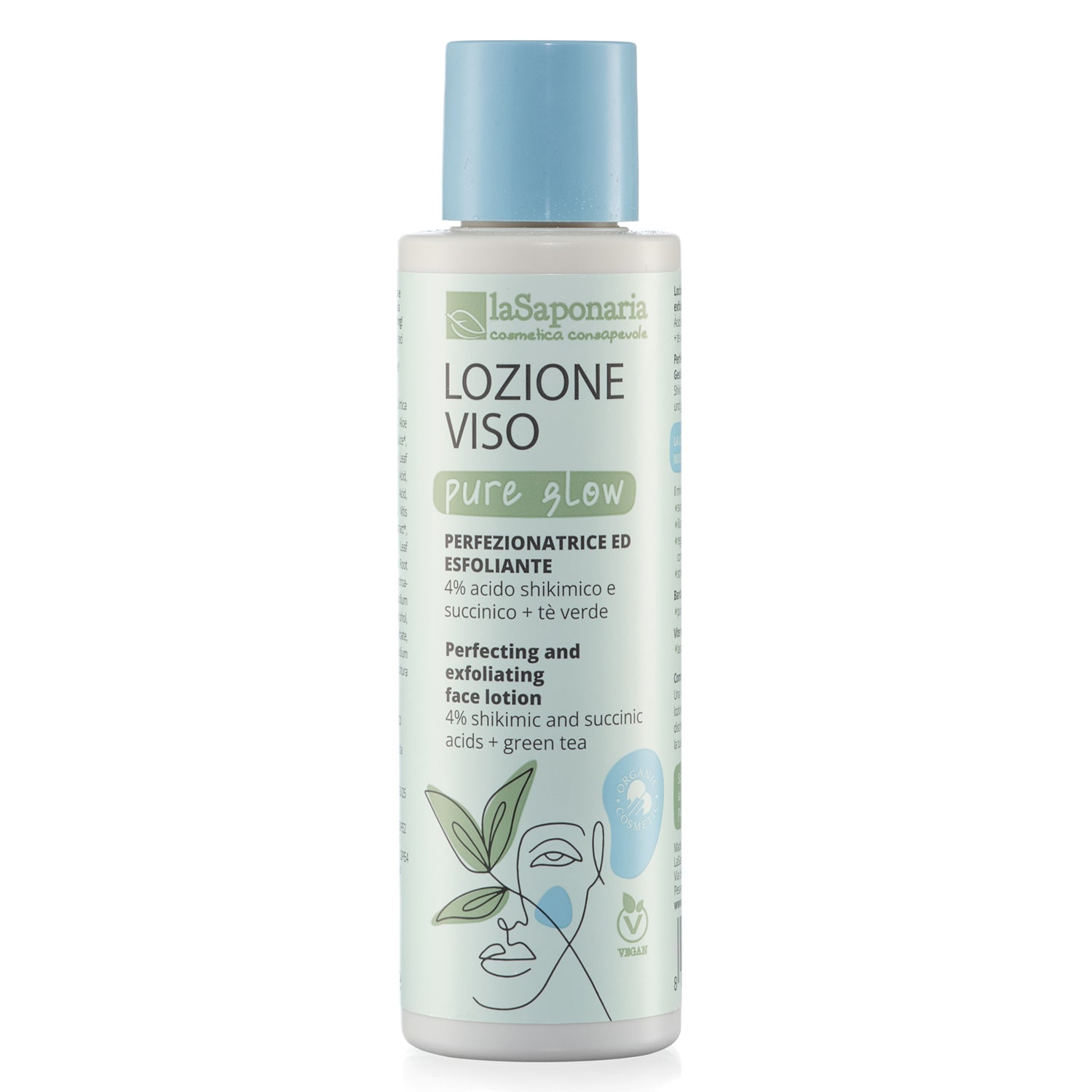 Pure Glow lozione viso perfezionatrice ed esfoliante