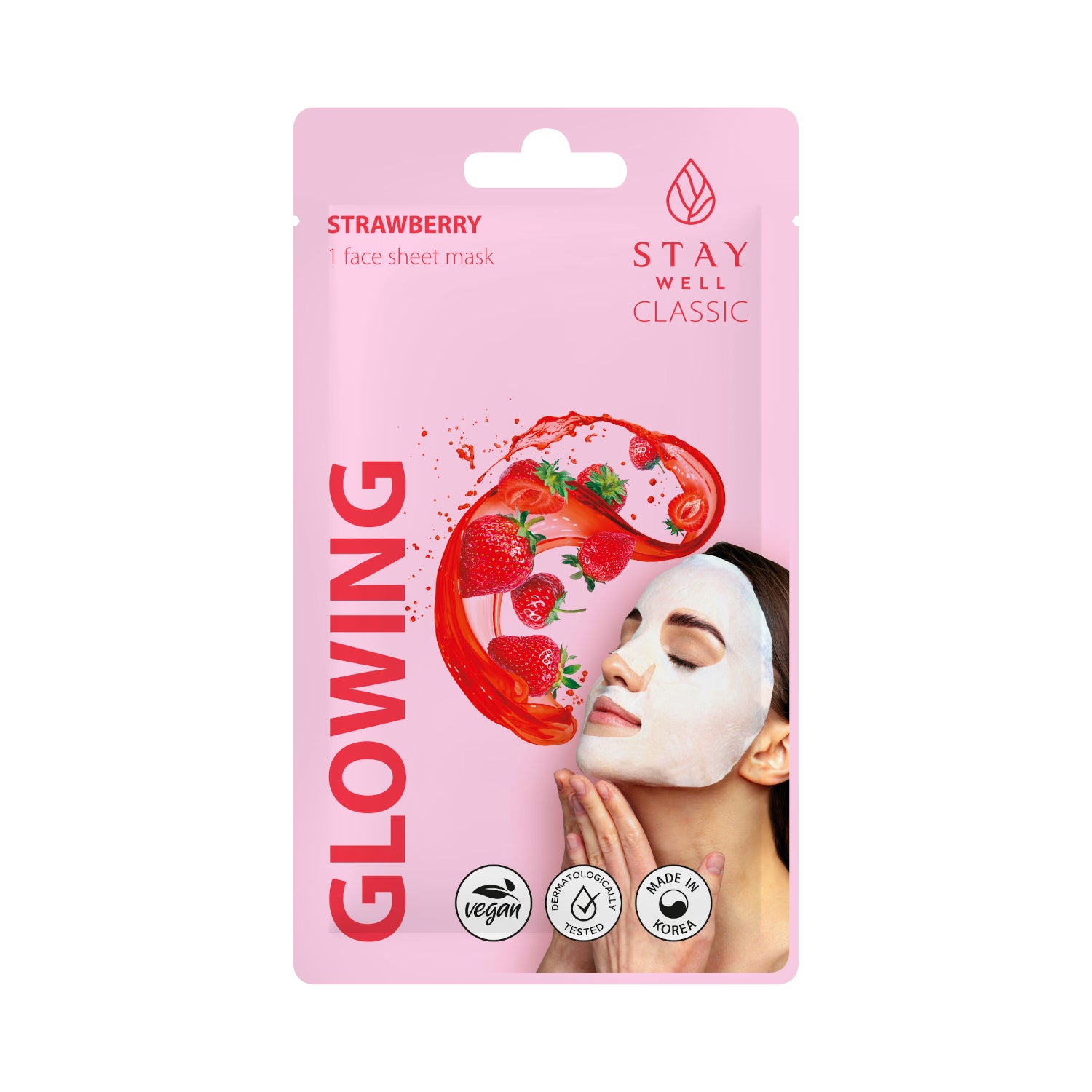 Classic Sheet Mask - STRAWBERRY Glowing