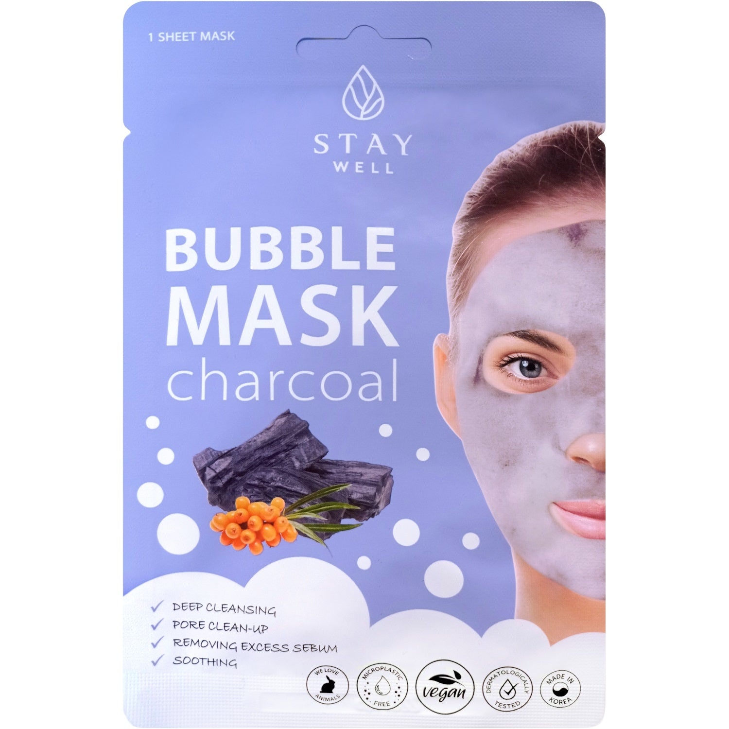 Deep Cleansing Bubble Mask – CHARCOAL