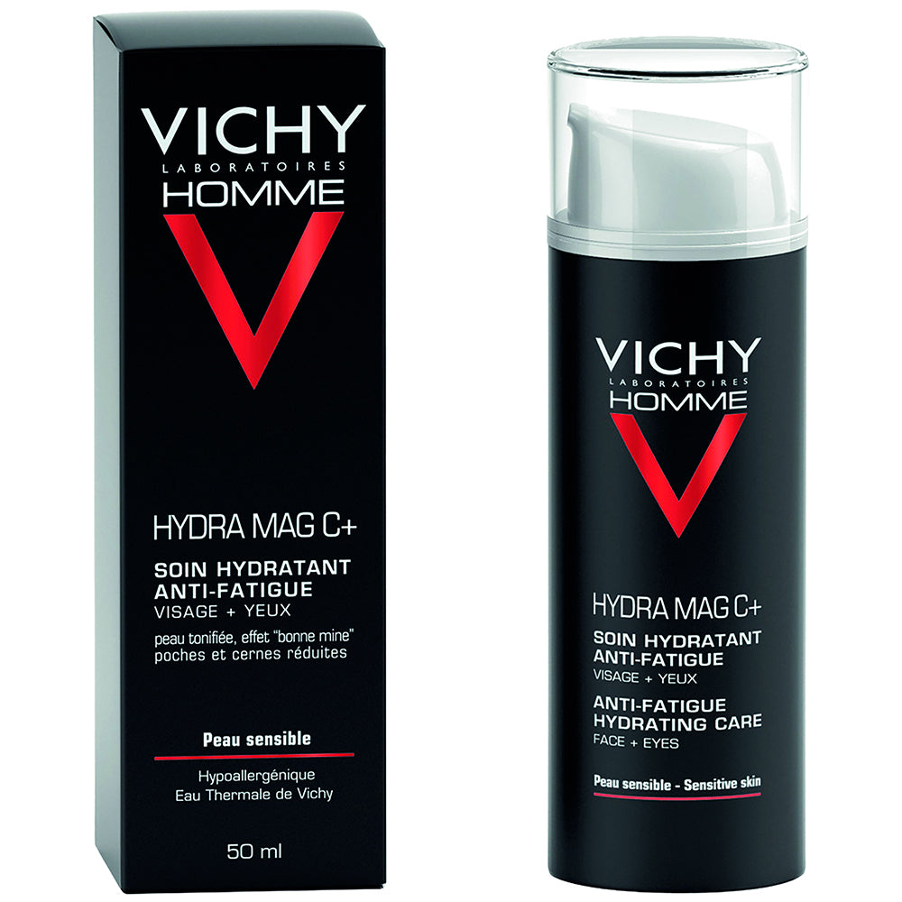 Homme Hydra Mag C + Trattamento Idratante Anti -Fatica Viso + Occhi