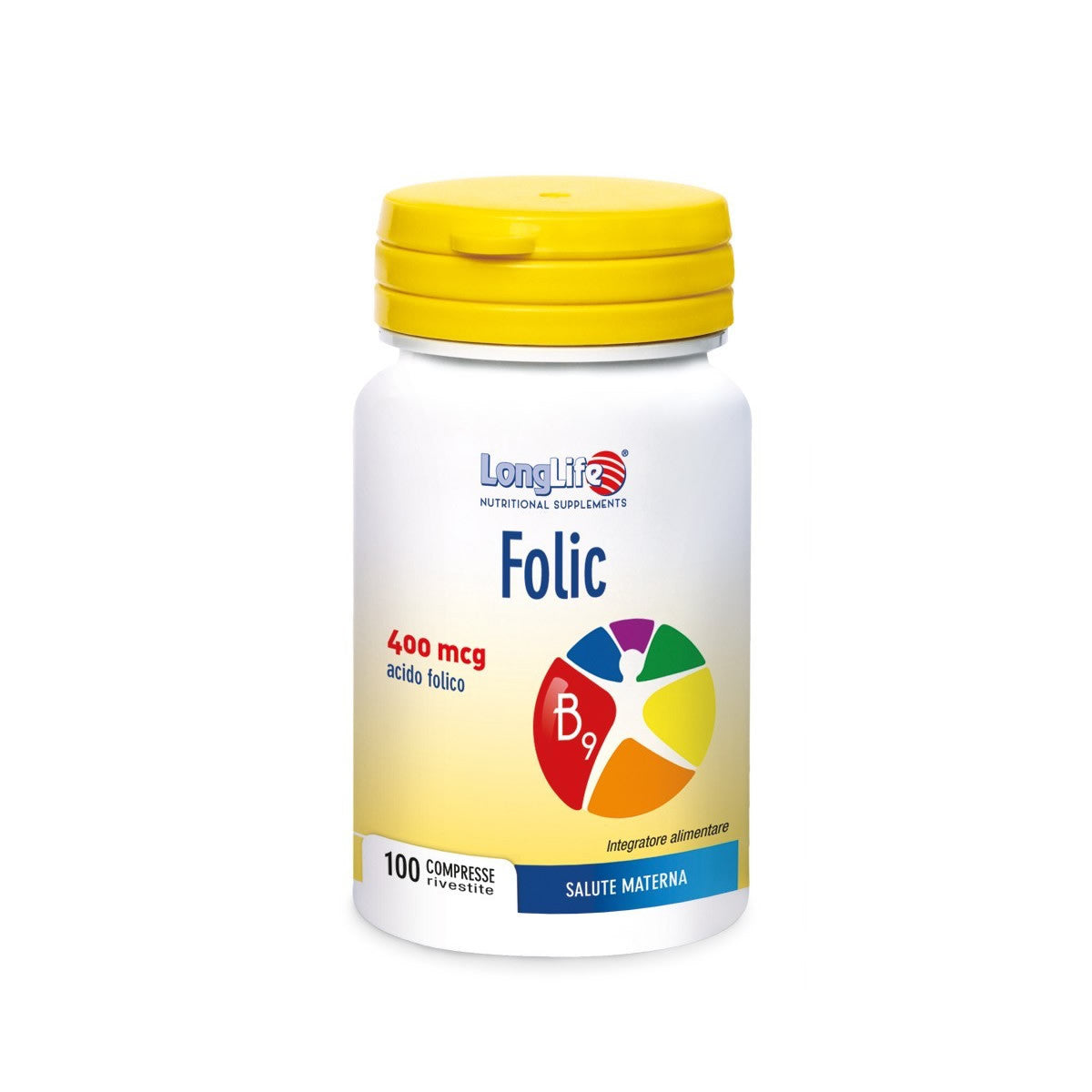 Phoenix Longlife Folic 400mcg 100 Compresse - 2IN1040000056-8054521001031_01