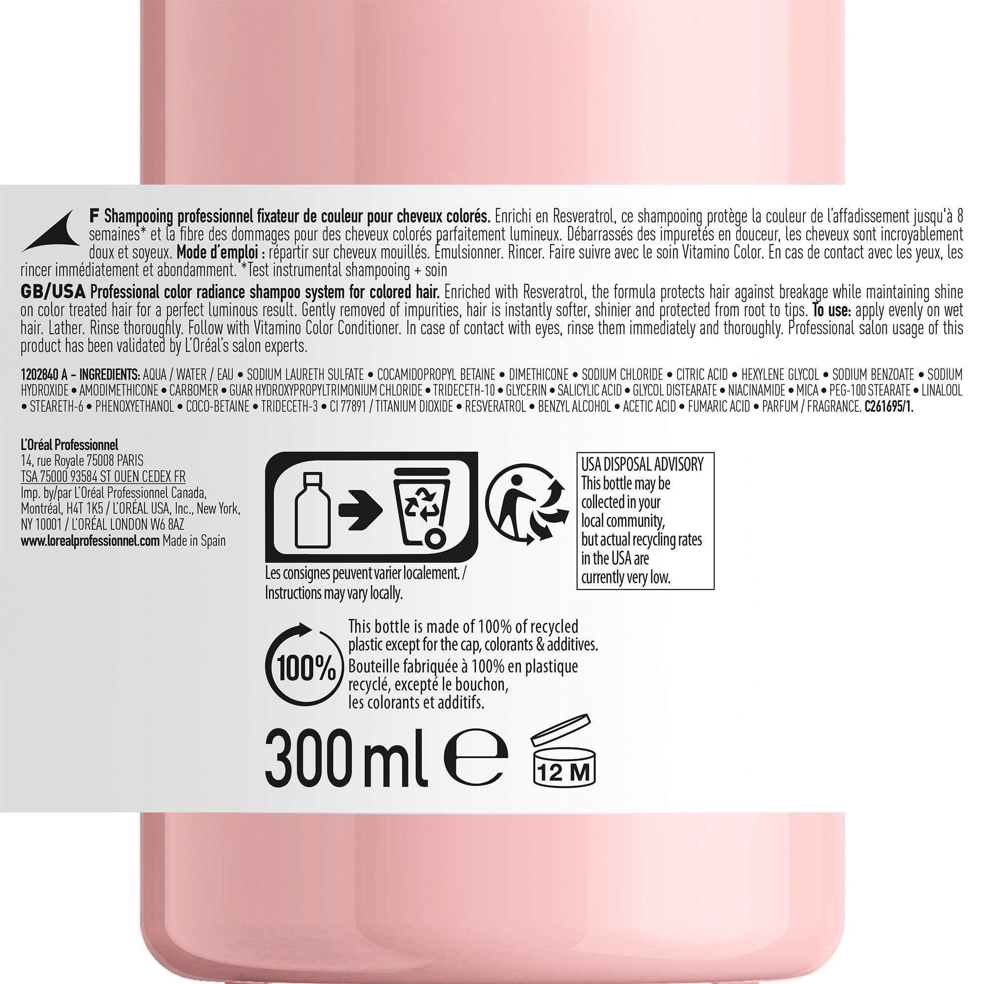 Vitamino Color Shampoo - 2OP0370000016-3474636975501_05