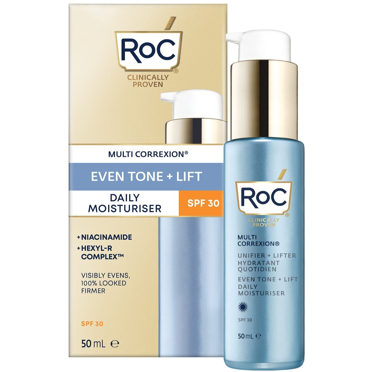 Even Tone + Lift Idratante Viso con SPF30