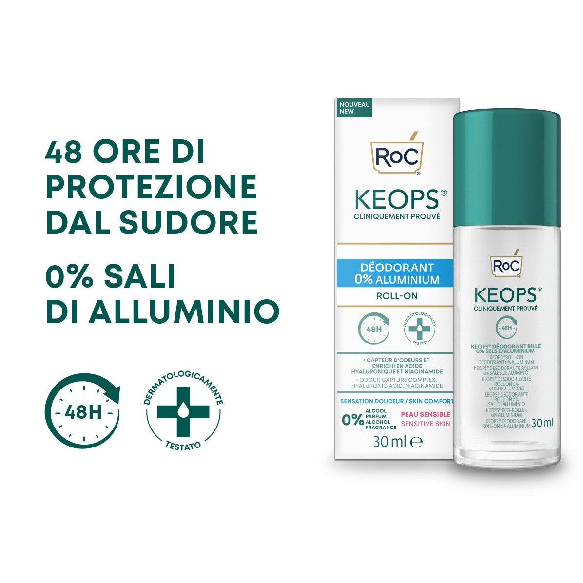 Deo Roll-On 48h 0% Sali di Alluminio - 2RO0000000050-1220000230217_02