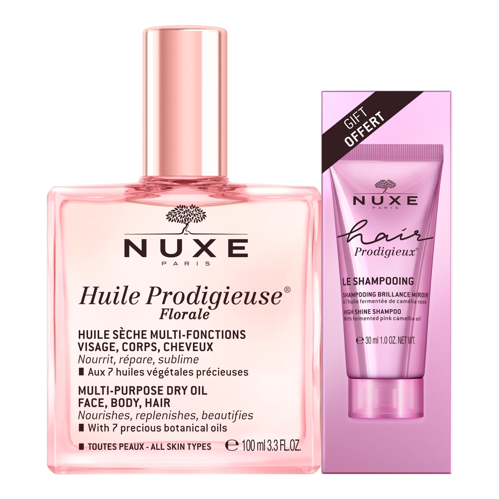 Huile Prodigieuse Florale Con Omaggio Shampoo Hair Prodigieux