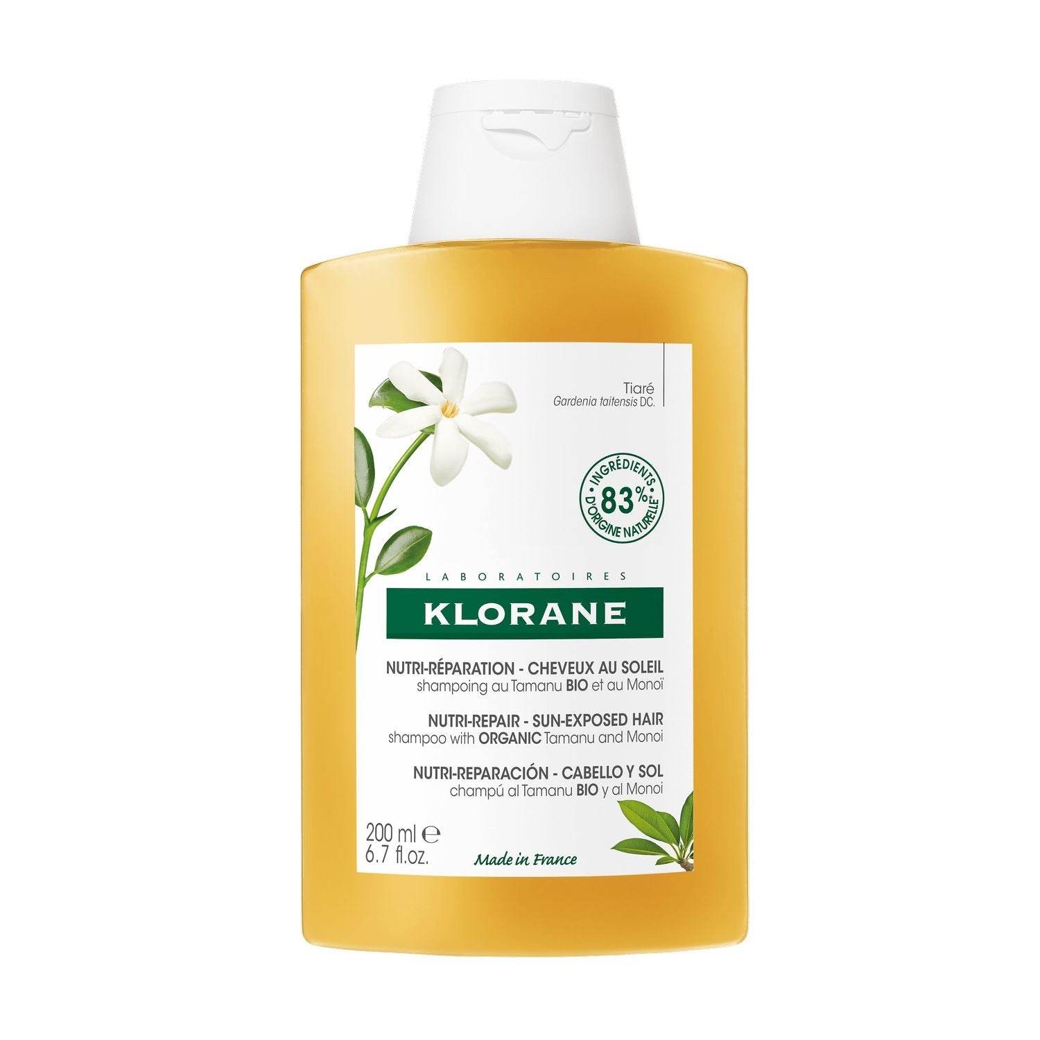 Shampoo Nutritivo Al Tamanu BIO e Monoï 