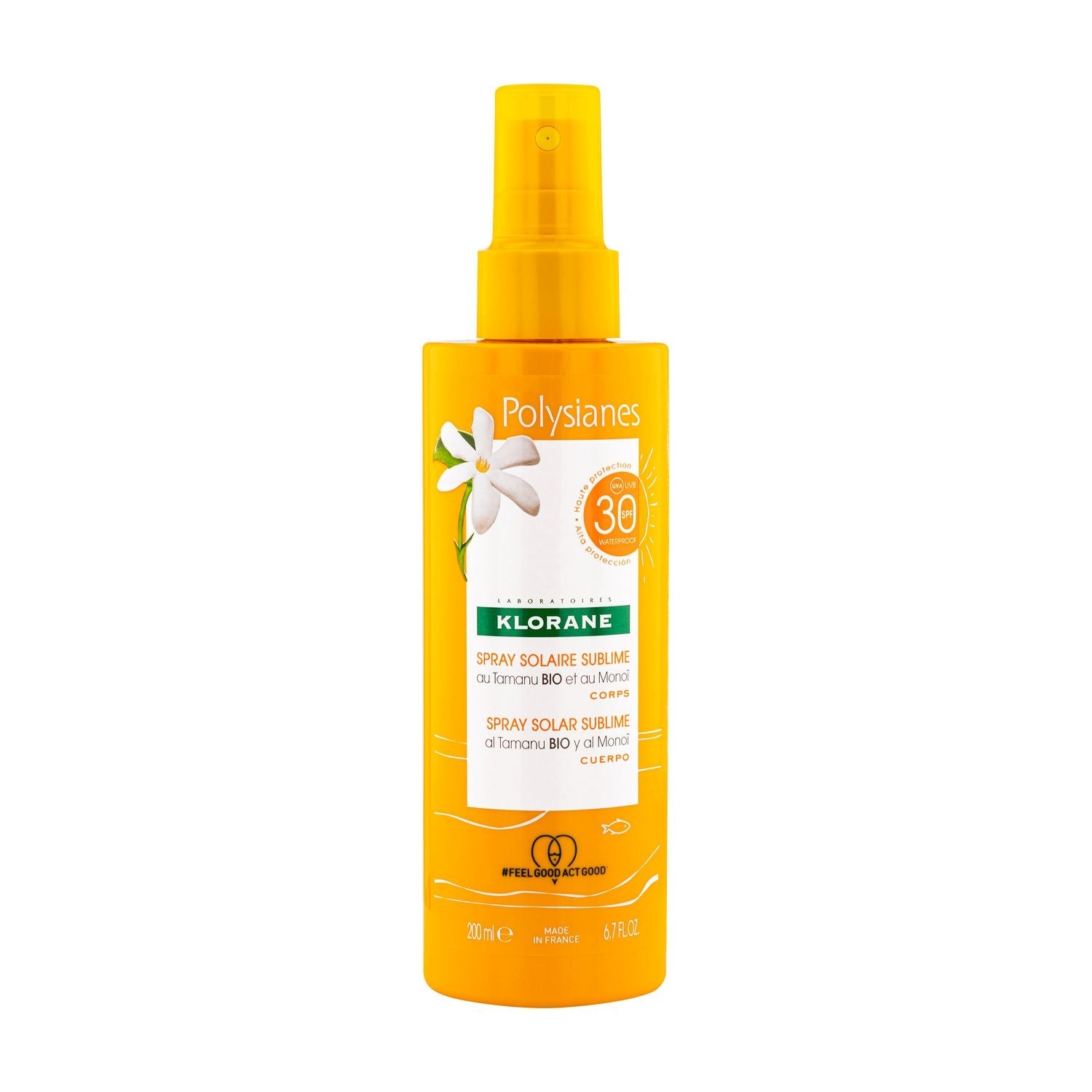 Spray Solare Sublime SPF 30 Corpo al Tamanu BIO e Monoi