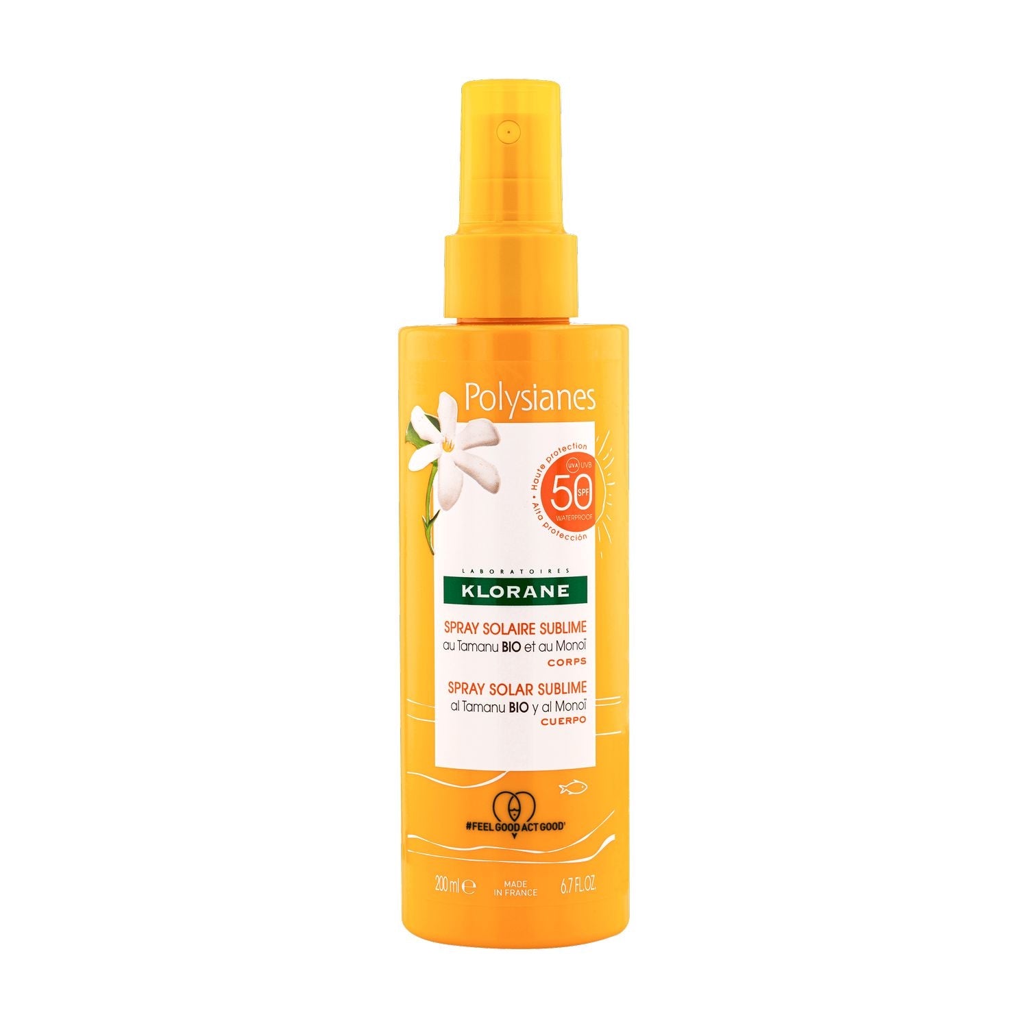 Spray Solare Sublime SPF 50 al Monoï e Tamanu BIO