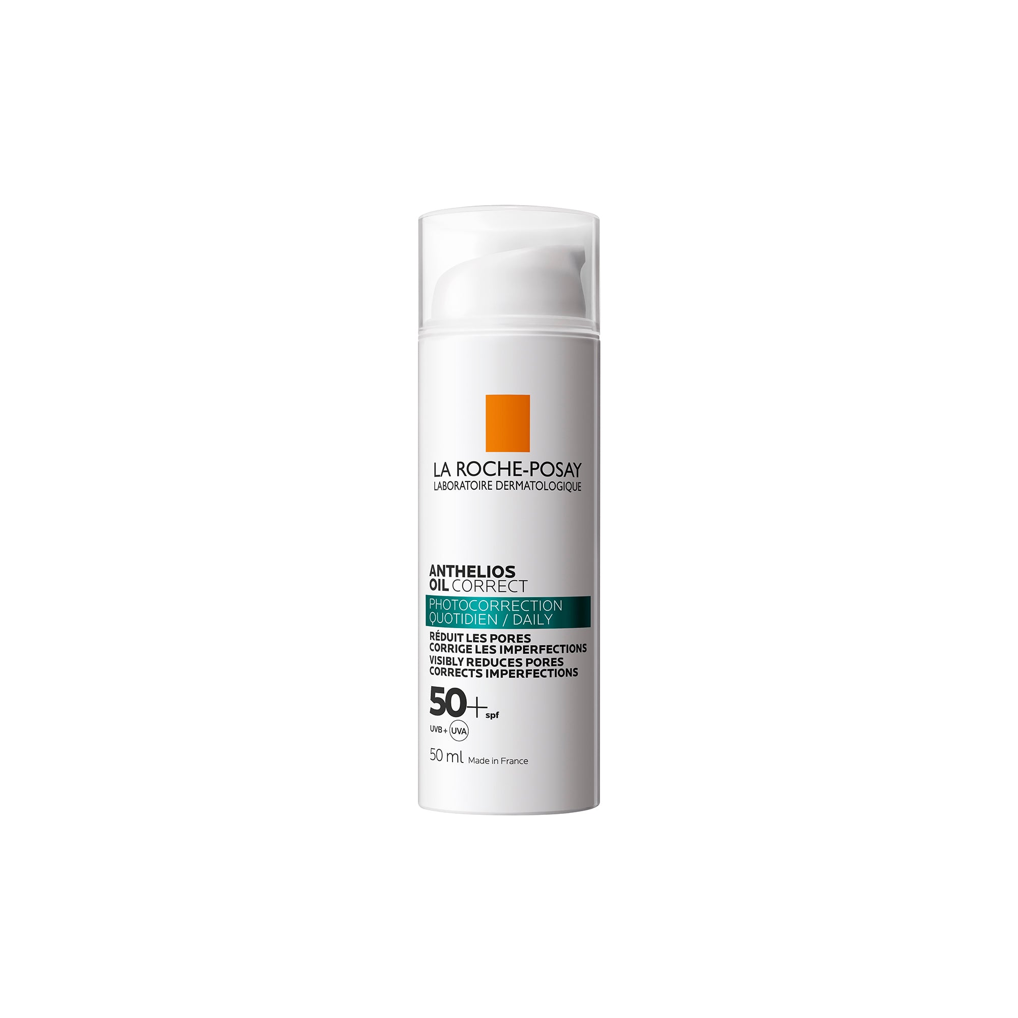 Anthelios Crema solare Oil Correct  SPF50+, trattamento foto-correttivo quotidiano