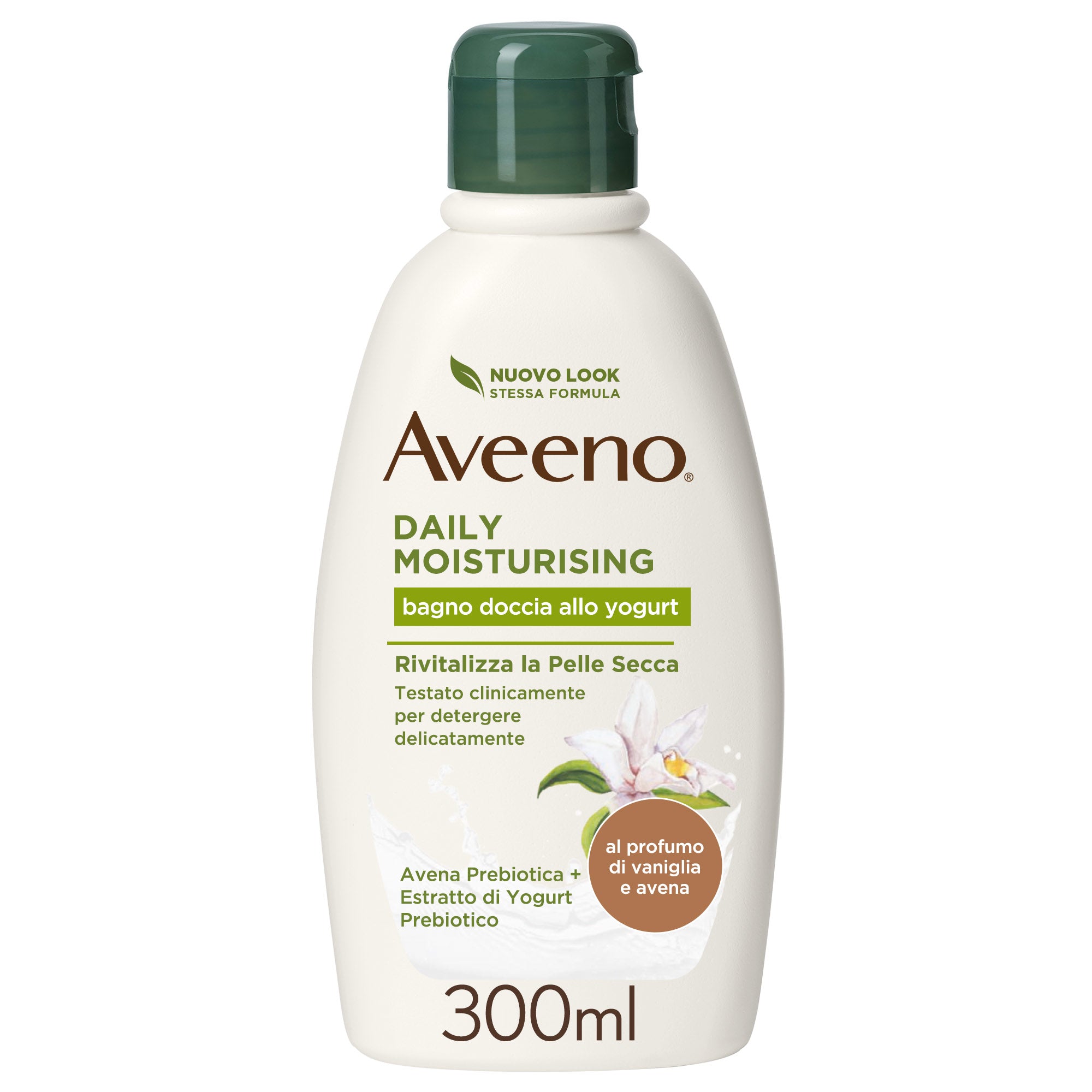 Daily Moisturising Bagno Doccia allo Yogurt - Vaniglia e Avena