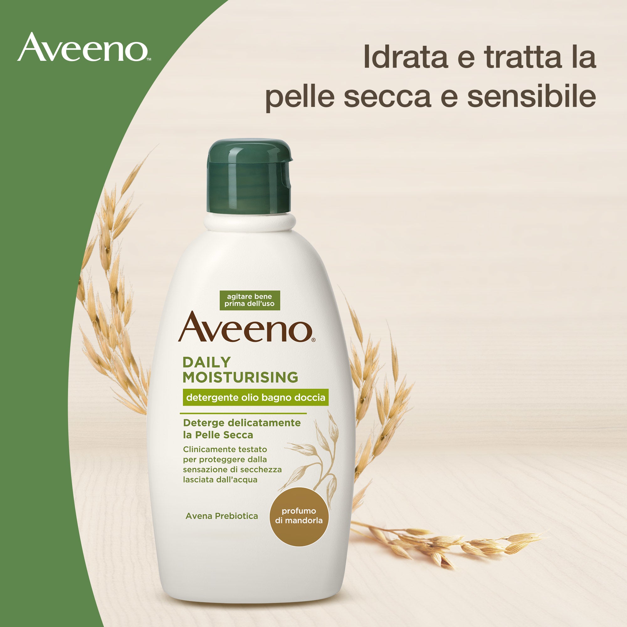 Daily Moisturising Detergente Olio Bagno Doccia - Mandorla - 3AV0000000024-3574661502885_02