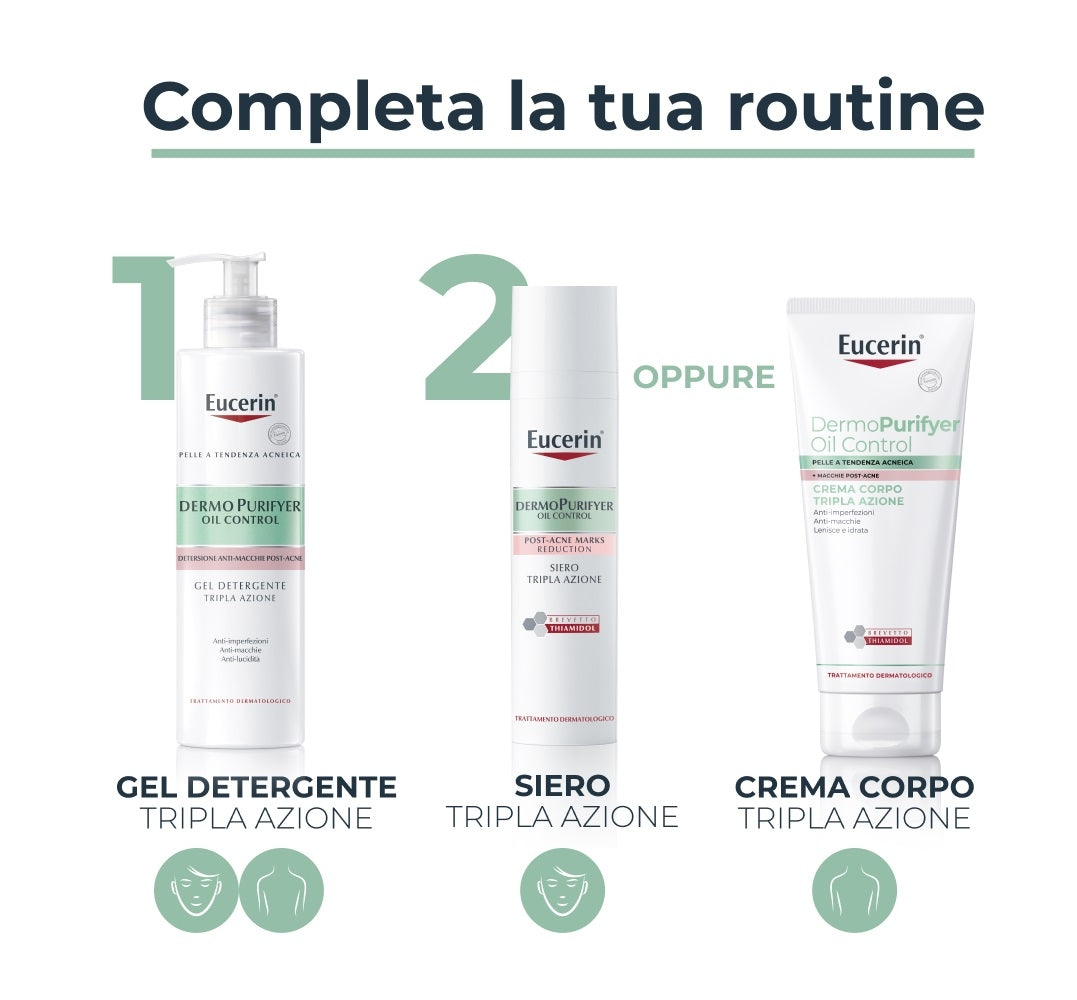 DermoPurifyer Oil Control Gel Detergente Tripla Azione