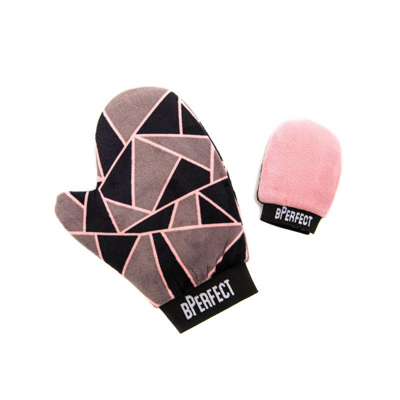 Double Velvet Duo Tanning Mitt Set