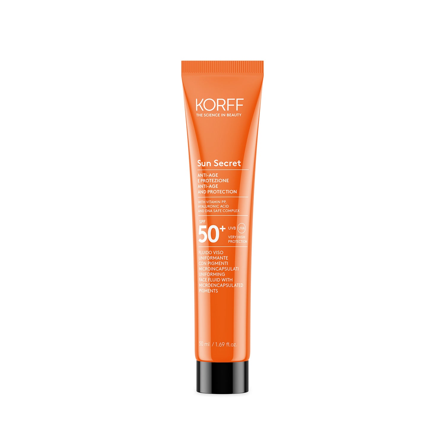 Sun Secret Fluido Viso Uniformante Con Pigmenti Microincapsulati SPF50+