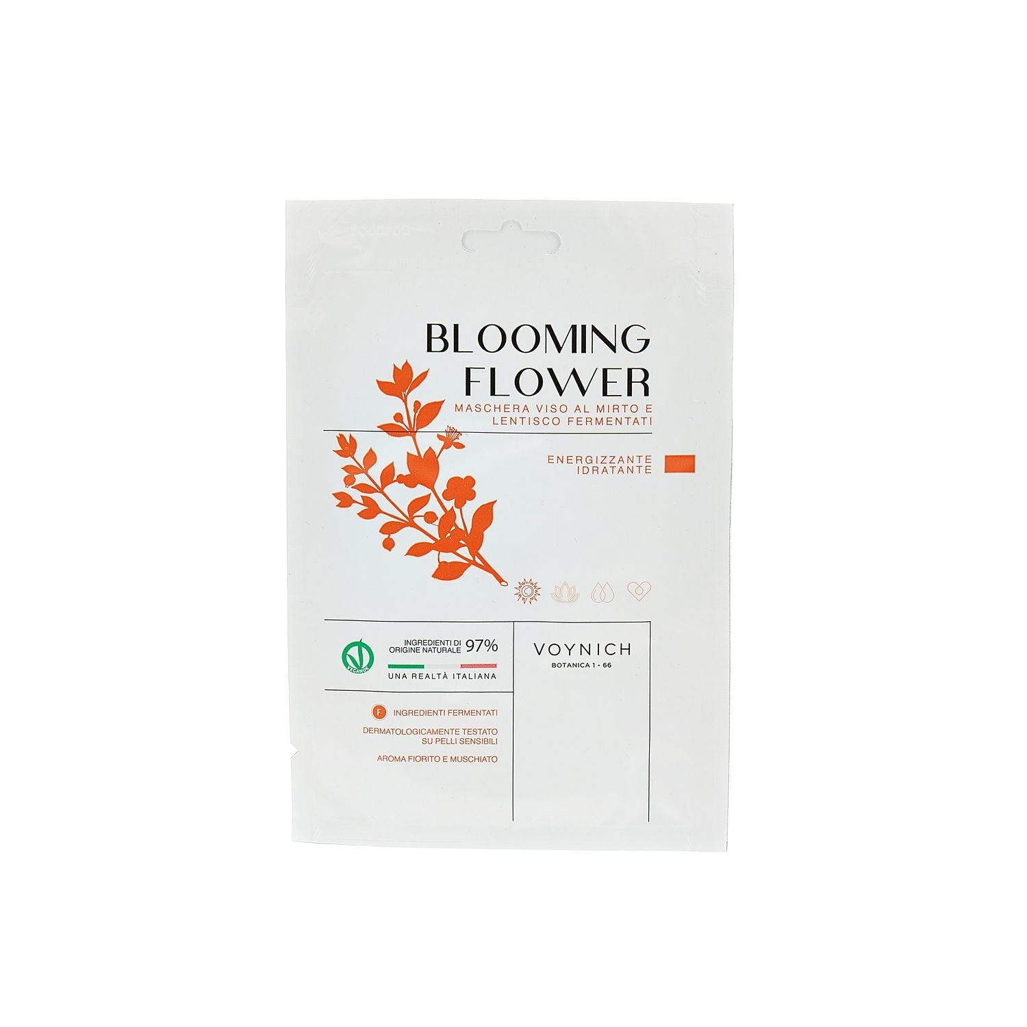 BLOOMING FLOWER Maschera Viso al Mirto e Lentisco Fermentati