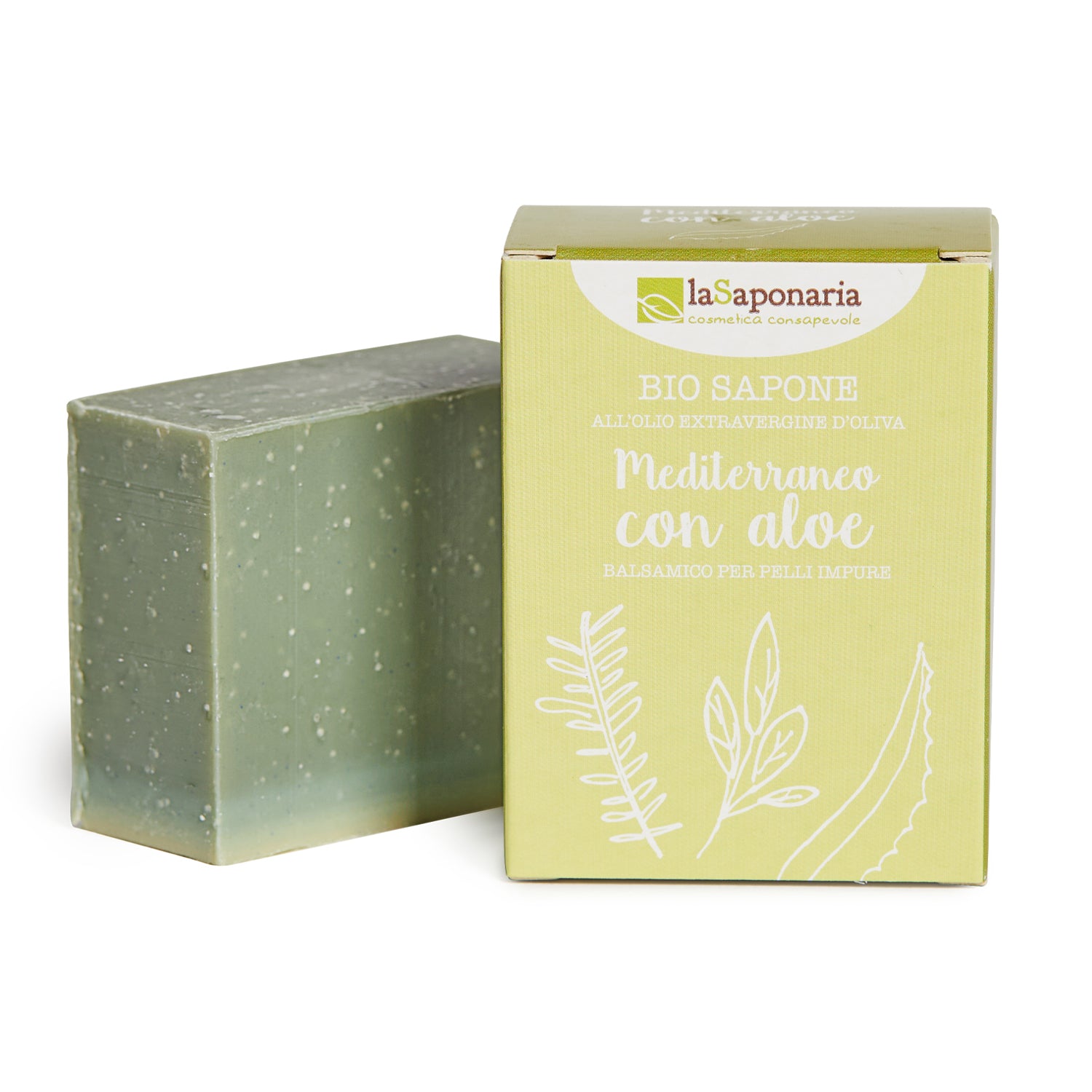 Sapone solido mediterraneo aloe