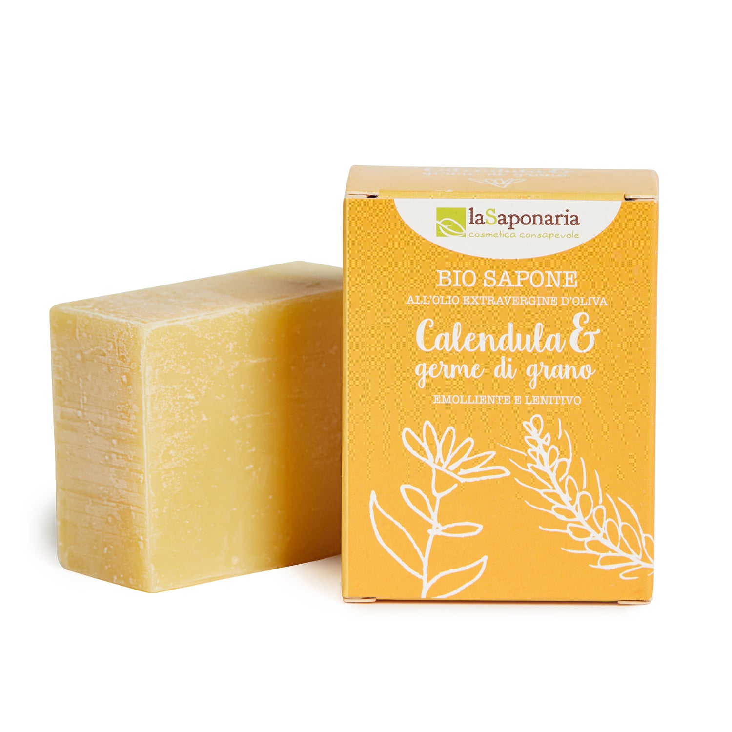 Sapone solido calendula e germe di grano