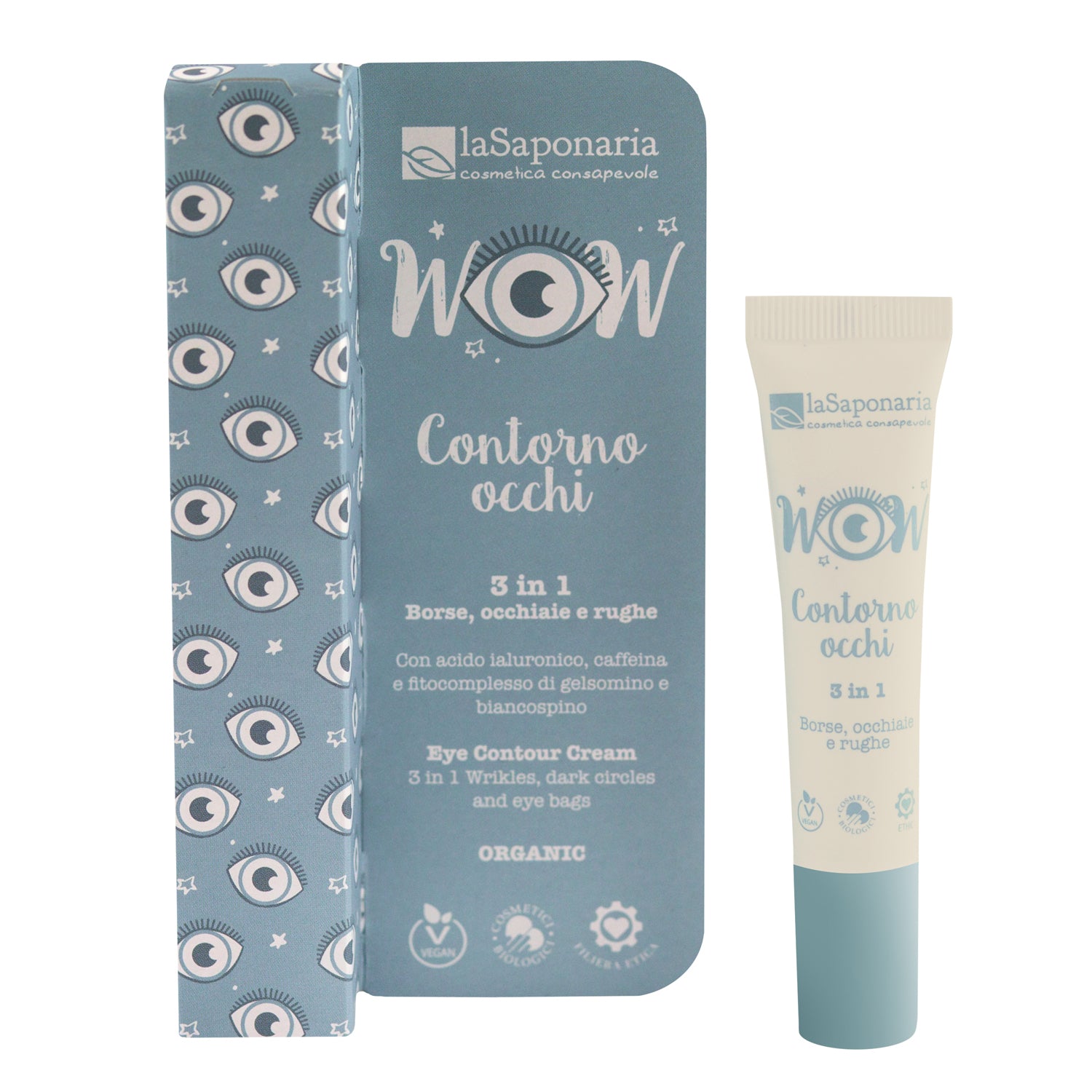 WOW  crema contorno occhi 3 in 1