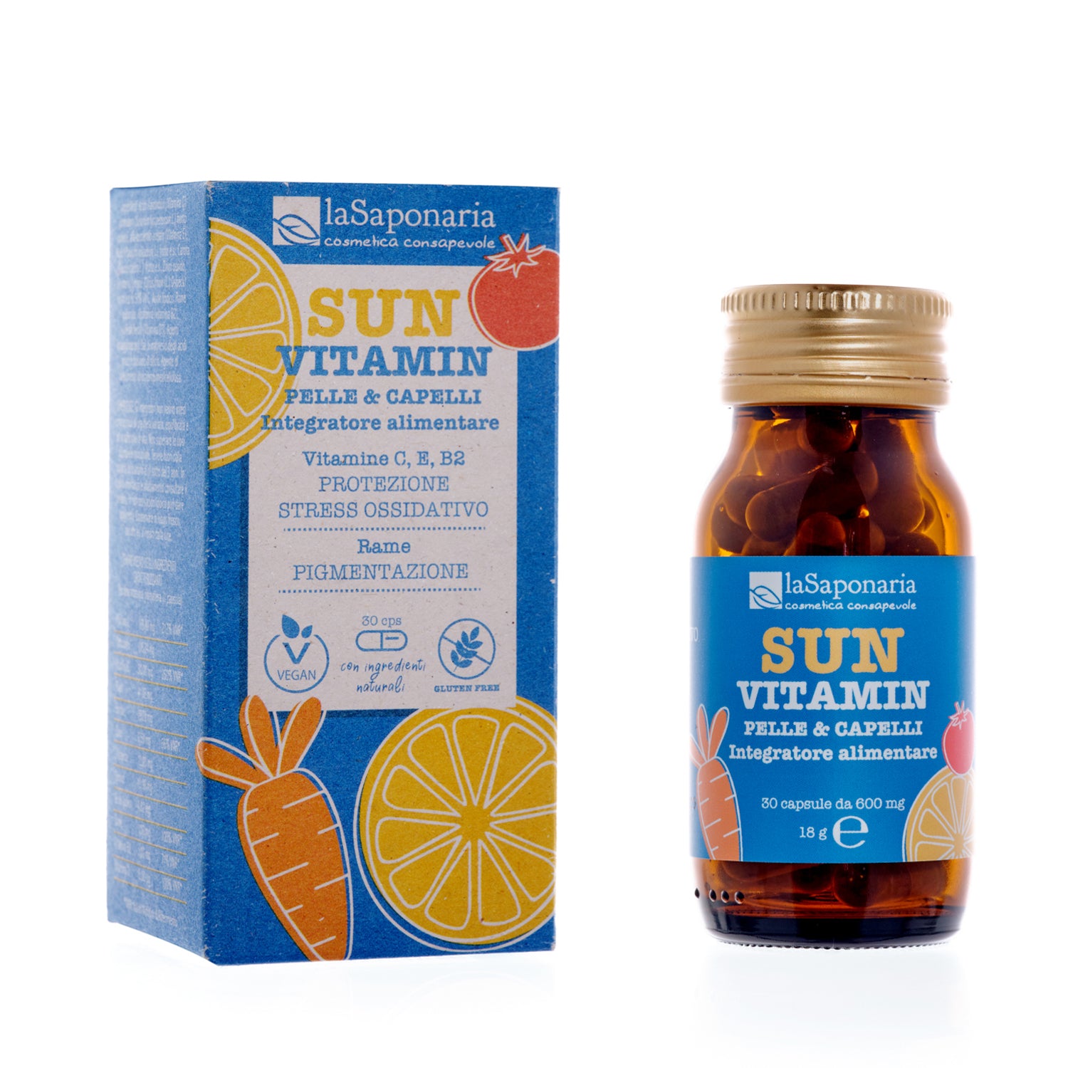 SUN VITAMIN - Integratore alimentare protezione e pigmentazione