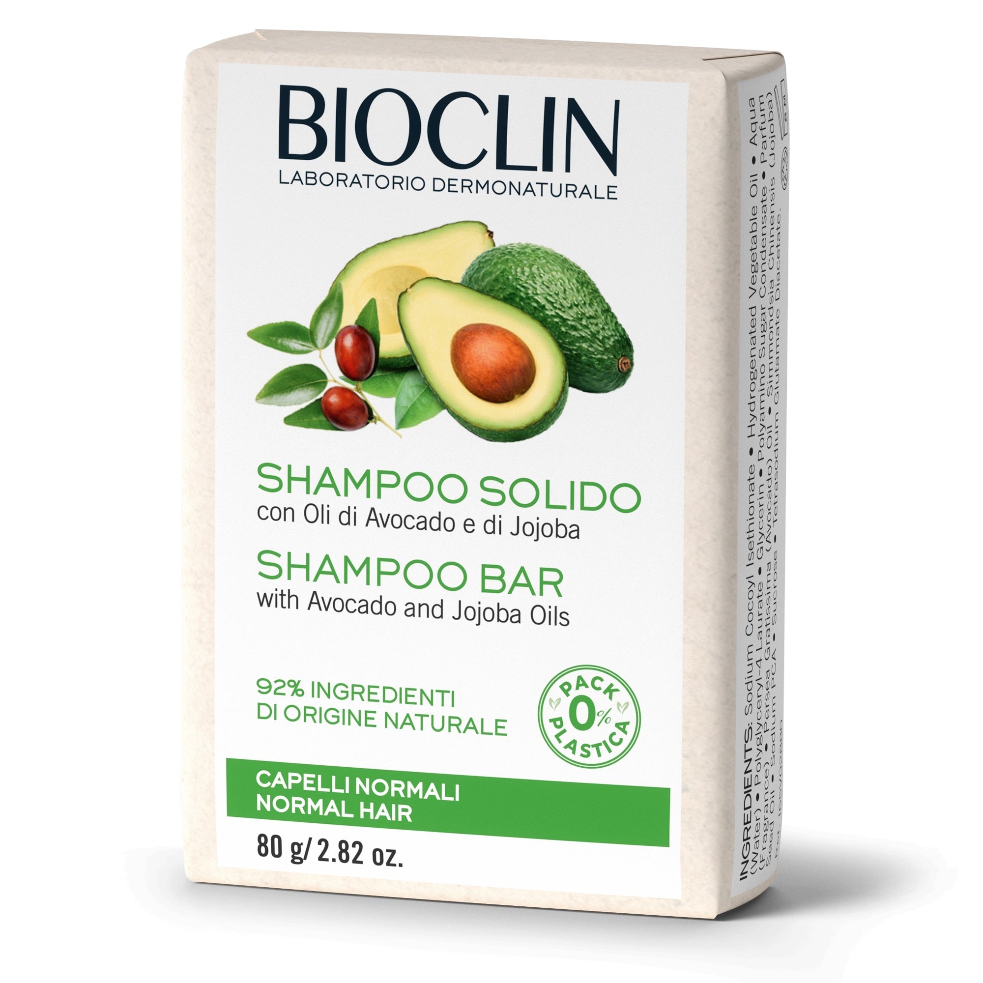 Shampoo Solido con Oli di Avocado e di Jojoba