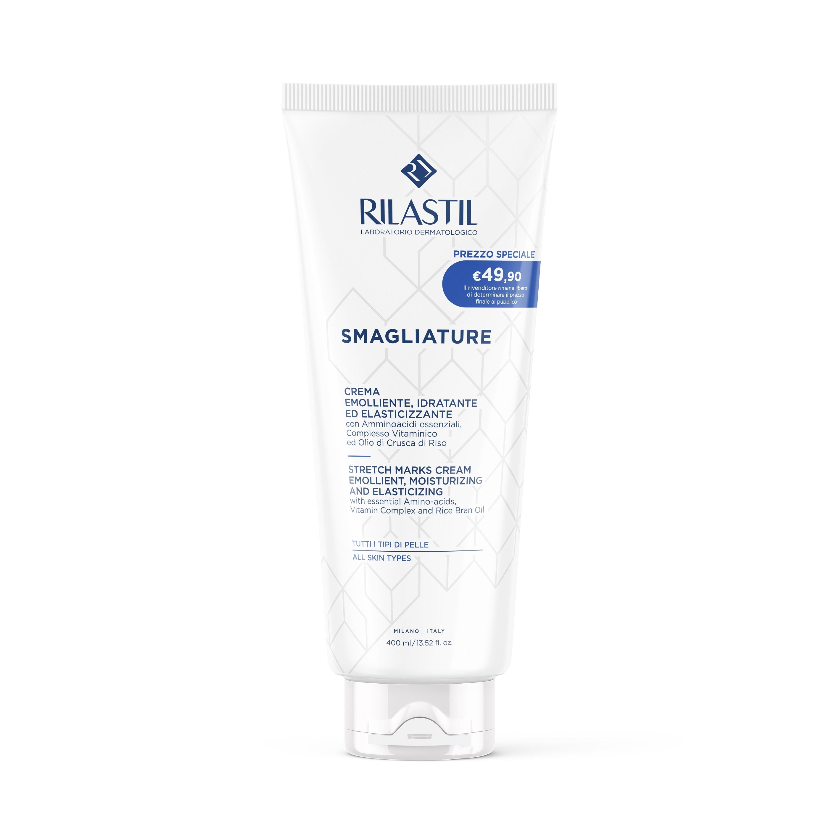 Smagliature Crema Emolliente, Idratante ed Elasticizzante