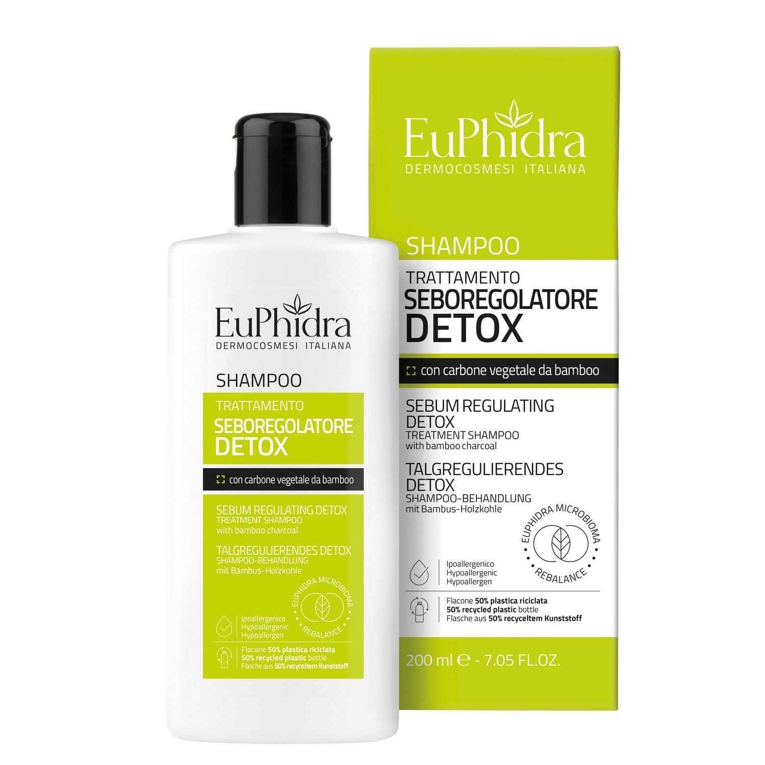 Shampoo trattamento sebo regolatore Detox